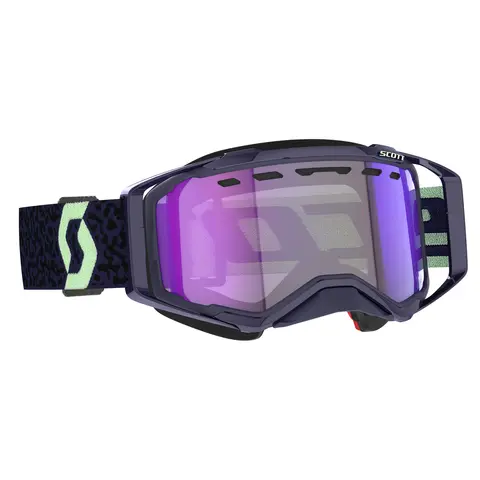 Scott Prospect SX Brille LS - Lilla/Mint Lyssensitiv Blå Chrome Linse