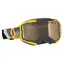Scott Fury SX LS Brille - Gr&#229;/Gul Lyssensitiv Bronse Chrome Linse