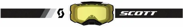 Scott Fury Snow Cross black/white yellow 