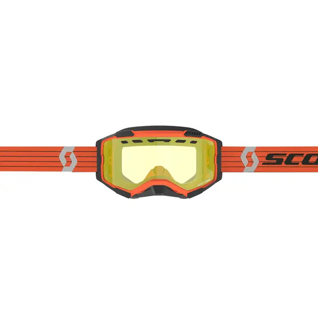 Scott Fury SX Brille - Oransje/Grå Oransje/grå - Gul Linse 