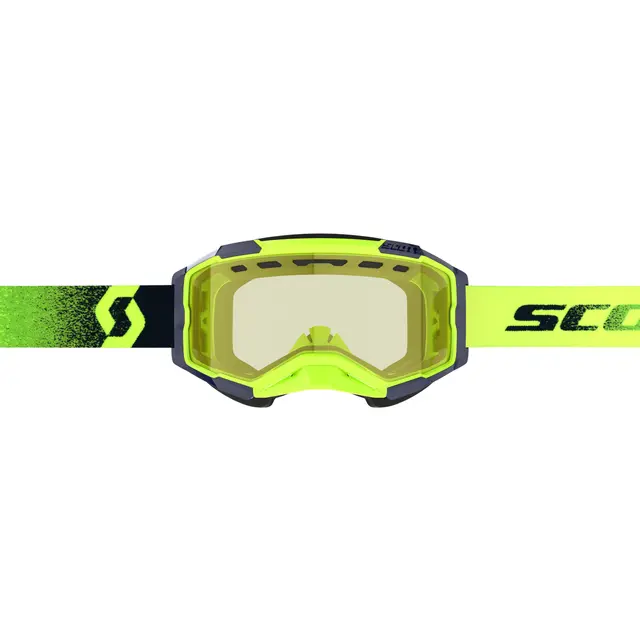 Scott Fury SX Brille - Grø/Gul Gul Linse 