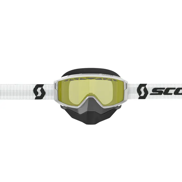 Scott Primal SX Brille - Hvit Gul Linse 