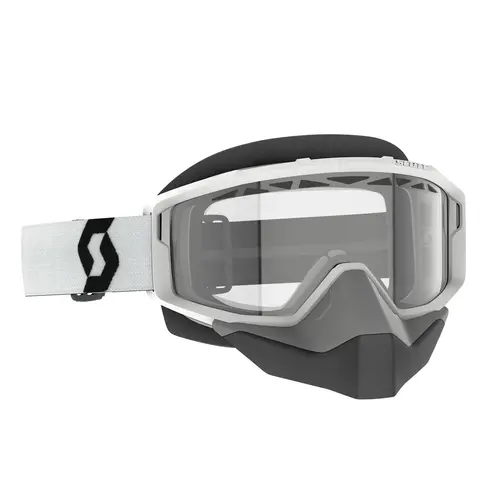 Scott Primal SX Brille - Hvit Klar Linse