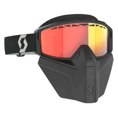 Scott Primal SX/FG Brille - LS Sort/Hvit Sort/hvit - Lyssensitiv R&#248;d Chrome