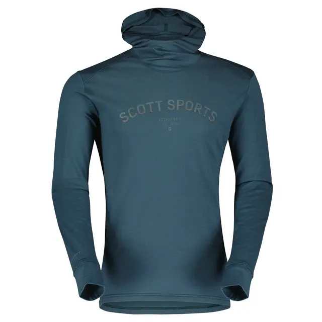 Scott Defined Merino - Grønn, L Lett hoody i god merinokvalitet! 