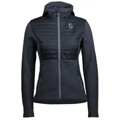 Scott Defined Optic Dame - M&#248;rk Bl&#229;, S Strikket &quot;r&#248;ff&quot; hoodie med god varme