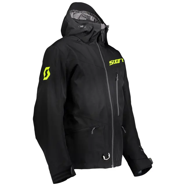 Scott Intake Jakke - Sort, XS 100/80G - Allroundjakke, avtagbar hette 