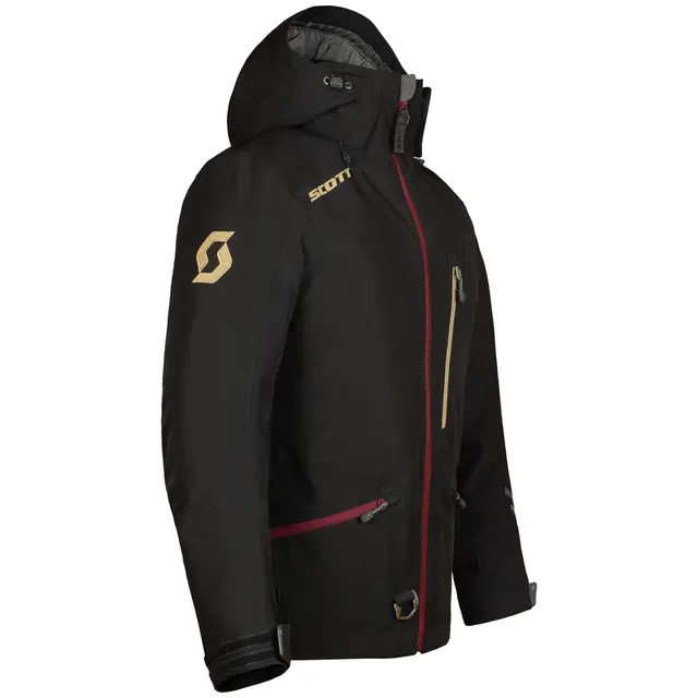 Scott Intake Damejakke - Sort/Beige, XS 100/80G - Allroundjakke, avtagbar hette 