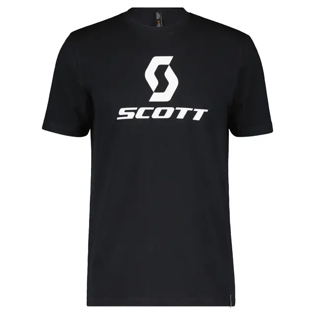 Scott T-Skjorte Icon SS, S Sort 