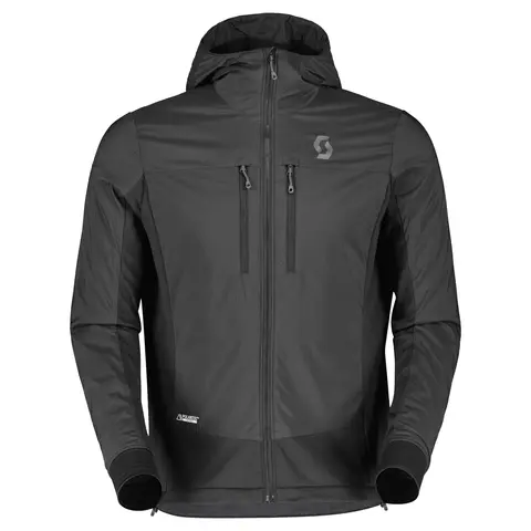 Scott Explorair Alpha Jakke - Sort Polartec jakke med stretch - Storselger!