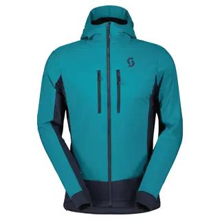 Scott Explorair Alpha Jakke - Gr&#248;nn/Bl&#229; Teknisk mellomlag/fritdsplagg