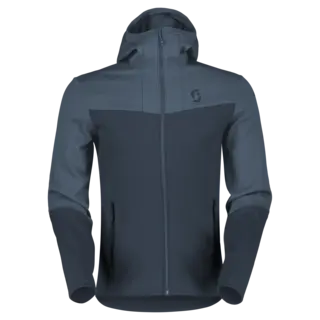Scott Jakke Defined Mid - Bl&#229;/Bl&#229; Lett hoddy med b&#248;rstet innside