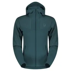Scott Defined Mid Damehoodie - Gr&#248;nn, S Stretchy hoodie av b&#248;rstet fleece