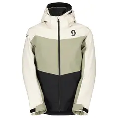 Scott Ultimate Dryo Jr-Jk- Hvit/Gr&#229;, S Lett og myk barnejakke