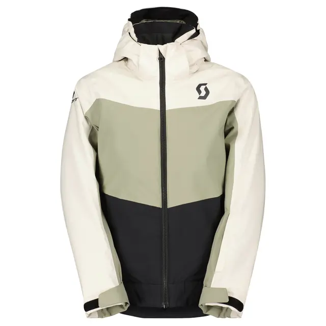 Scott Ultimate Dryo Jr-Jk- Hvit/Grå, S Lett og myk barnejakke 