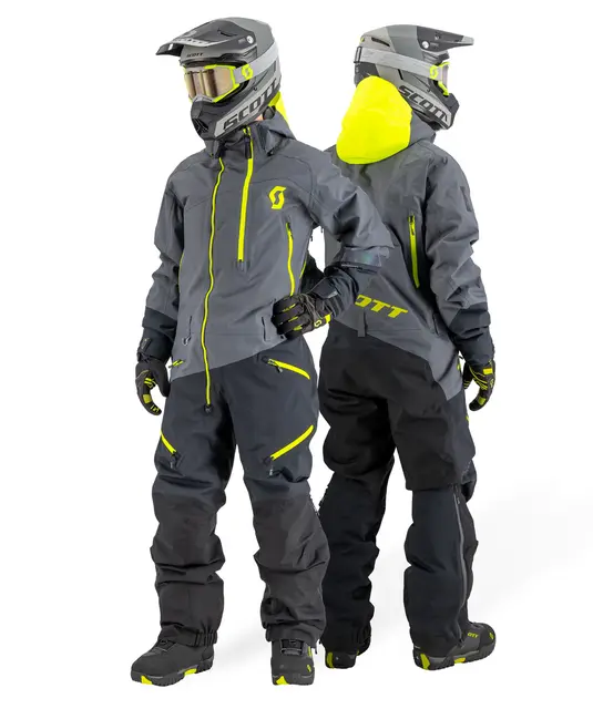 Scott DS-I Monosuit - Grå/Sort, M, D-Siz Ny generasjon DS-I - Medium Isolert 