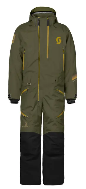 Scott DS-I Dryo Monosuit - Grønn, L DRYOsphere 2L, termisk fôring 80g 
