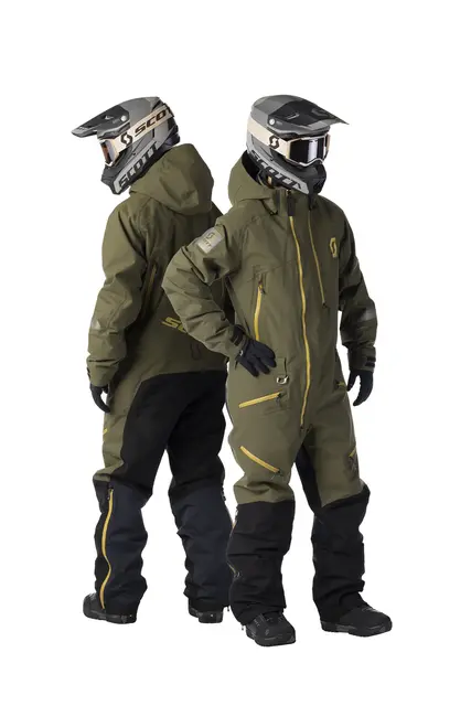 Scott DS-I Dryo Monosuit - Grønn, L DRYOsphere 2L, termisk fôring 80g 