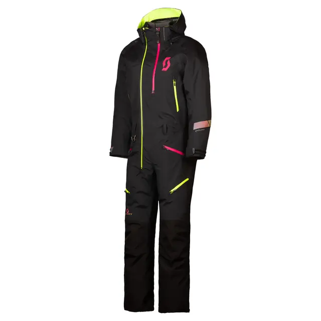 Scott DS-I Monosuit Dame - Sort/Rosa, M Foret heldress med masse finnesser(100g) 