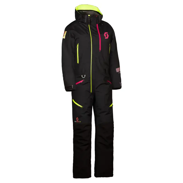 Scott DS-I Monosuit Dame - Sort/Rosa, M Foret heldress med masse finnesser(100g) 