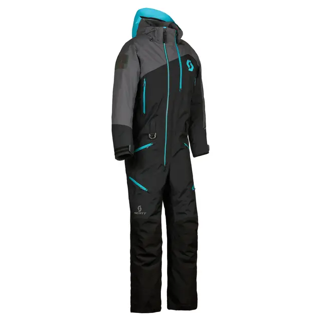 Scott DS-I Monosuit Dame - Sort/Blå, M Foret heldress med masse finnesser(100g) 
