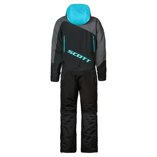 Scott DS-I Monosuit Dame - Sort/Blå, M Foret heldress med masse finnesser(100g) 