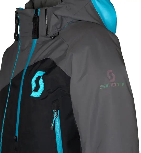 Scott DS-I Monosuit Dame - Sort/Blå, M Foret heldress med masse finnesser(100g) 