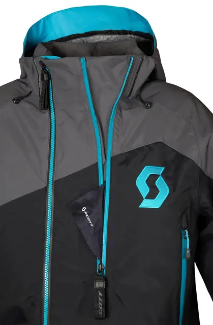 Scott DS-I Monosuit Dame - Sort/Blå, M Foret heldress med masse finnesser(100g) 