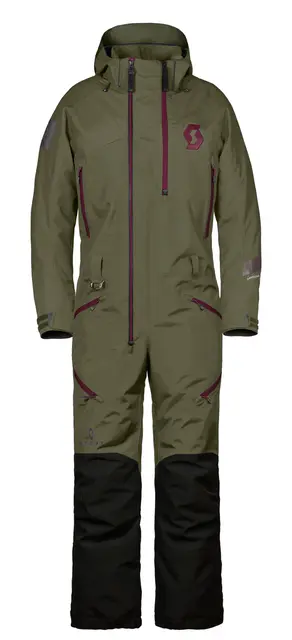 Scott DS-I Dryo Dame - Grønn/Rød, L DRYOsphere 2L, termisk fôring 80g 