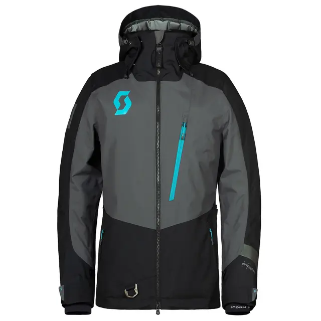 Scott XT-S Damejakke - Sort/Blå, L Teknisk skalljakke for aktive damer 