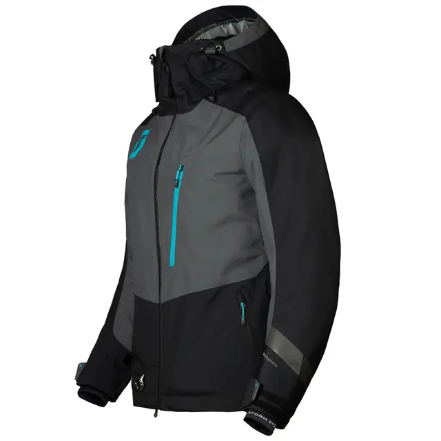 Scott XT-S Damejakke - Sort/Blå, L Teknisk skalljakke for aktive damer 