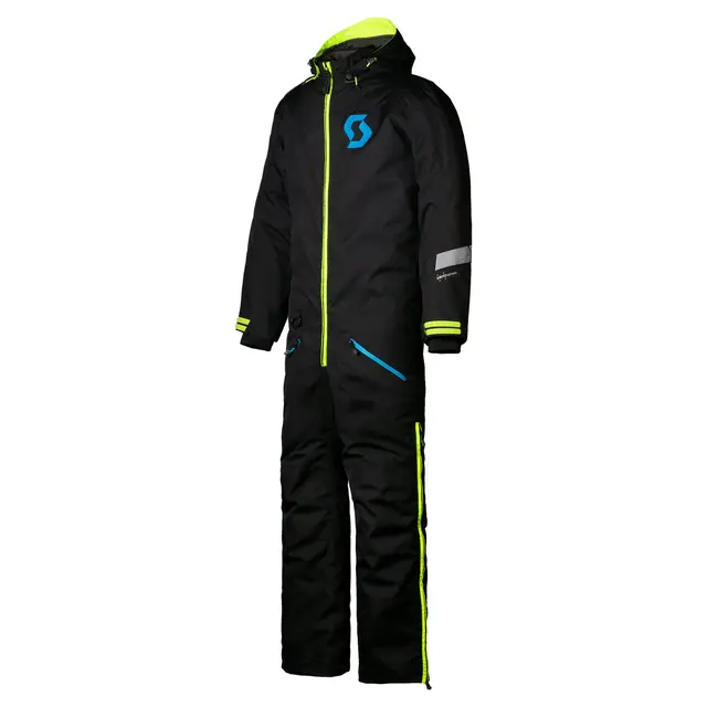 Scott DS JR Monosuit - Sort, S Teknisk/slitesterk scooterdress til barn 