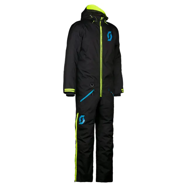 Scott DS JR Monosuit - Sort, S Teknisk/slitesterk scooterdress til barn 