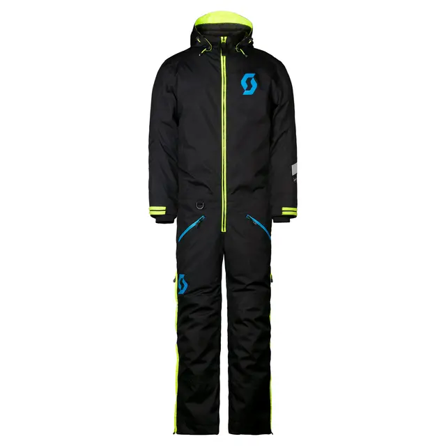 Scott DS JR Monosuit - Sort, S Teknisk/slitesterk scooterdress til barn 