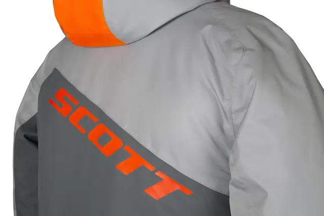 Scott DS JR Monosuit - Grå/Ora, M Teknisk/slitesterk scooterdress til barn 