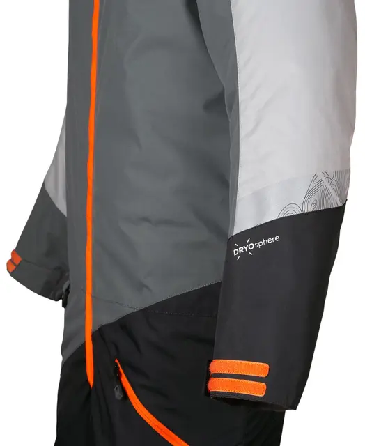 Scott DS JR Monosuit - Grå/Ora, M Teknisk/slitesterk scooterdress til barn 