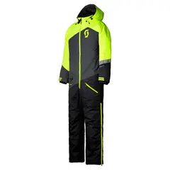 Scott DS JR Monosuit - Grå/Gul, S Teknisk/slitesterk scooterdress til barn