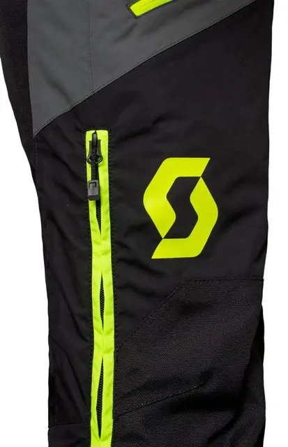 Scott DS JR Monosuit - Grå/Gul, S Teknisk/slitesterk scooterdress til barn 