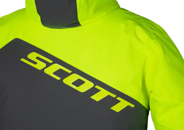 Scott DS JR Monosuit - Grå/Gul, S Teknisk/slitesterk scooterdress til barn 