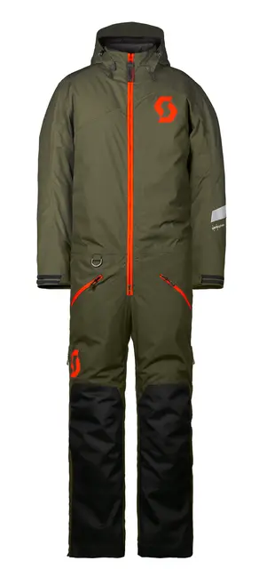 Scott DS JR Monosuit - Grønn, M Teknisk/slitesterk scooterdress til barn 