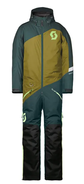 Scott DS JR Monosuit - Grønn/Grønn, M Teknisk/slitesterk scooterdress til barn 