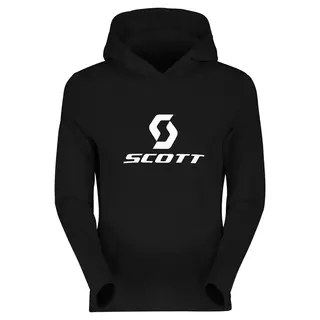 Scott Defined Mid Damehoodie - Sort Stretchy hoodie av b&#248;rstet fleece