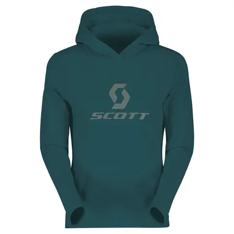 Scott Defined Mid Damehoodie - Grønn Stretchy hoodie av børstet fleece