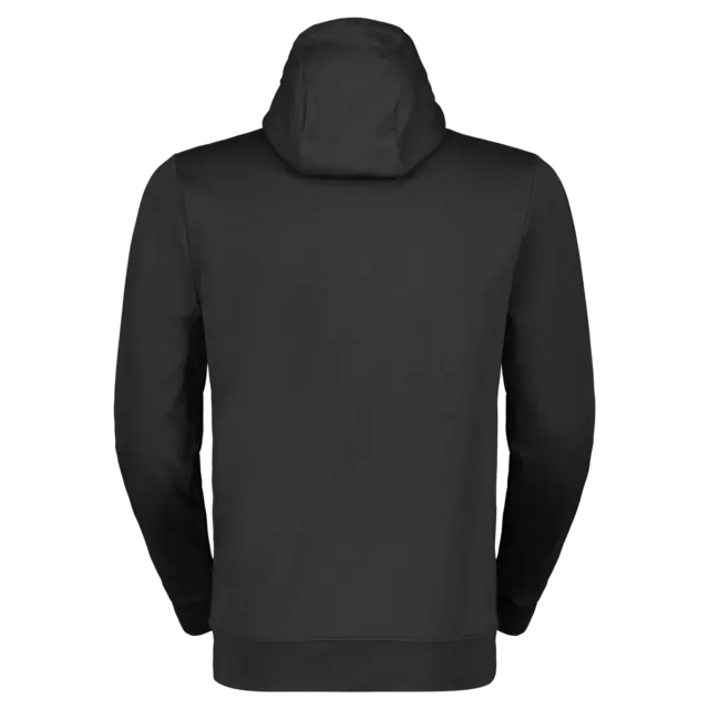 Scott Tech Zip-Hoody - Sort, L Teknisk hettegenser m/atletisk passform 
