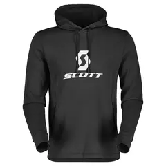 Scott Tech Hoodie - Sort, XL Teknisk hettegenser m/atletisk passform