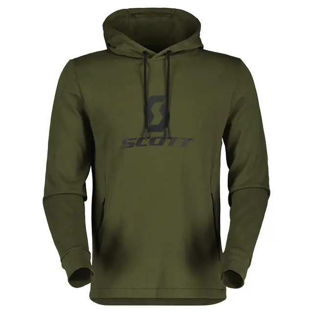 Scott Tech Hoody - Grønn, XL Teknisk hettegenser m/atletisk passform 