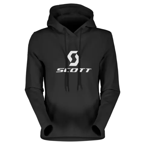 Scott Tech Hoodie Dame - Sort Teknisk hettegenser m/atletisk passform