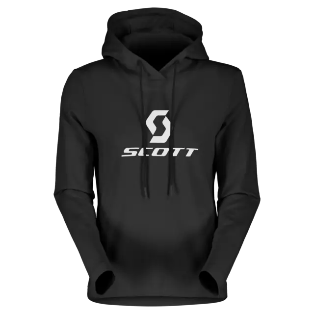 Scott Tech Hoodie Dame - Sort, XS Teknisk hettegenser m/atletisk passform 
