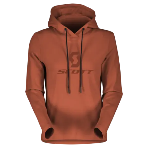 Scott Tech Hoodie Dame - Rød Teknisk hettegenser m/atletisk passform