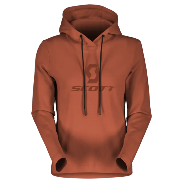 Scott Tech Hoodie Dame - Rød, XL Teknisk hettegenser m/atletisk passform 